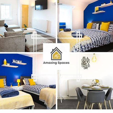 Large Unique 2 Bedroom Duplex Apartment With Private Parking & Free Wifi - Vat Qualifying By Amazing Spaces Relocations Ltd Warrington  Ngoại thất bức ảnh