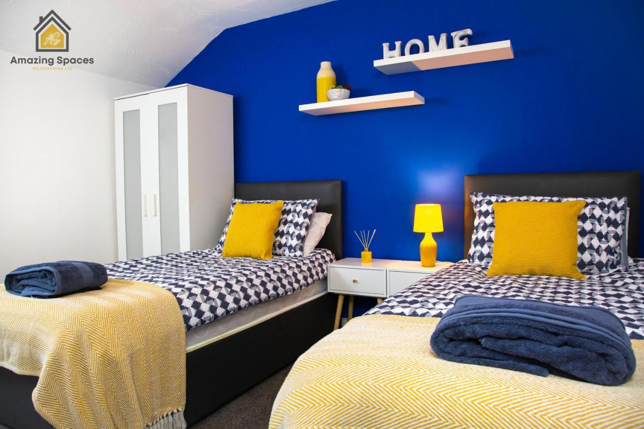 Large Unique 2 Bedroom Duplex Apartment With Private Parking & Free Wifi - Vat Qualifying By Amazing Spaces Relocations Ltd Warrington  Ngoại thất bức ảnh