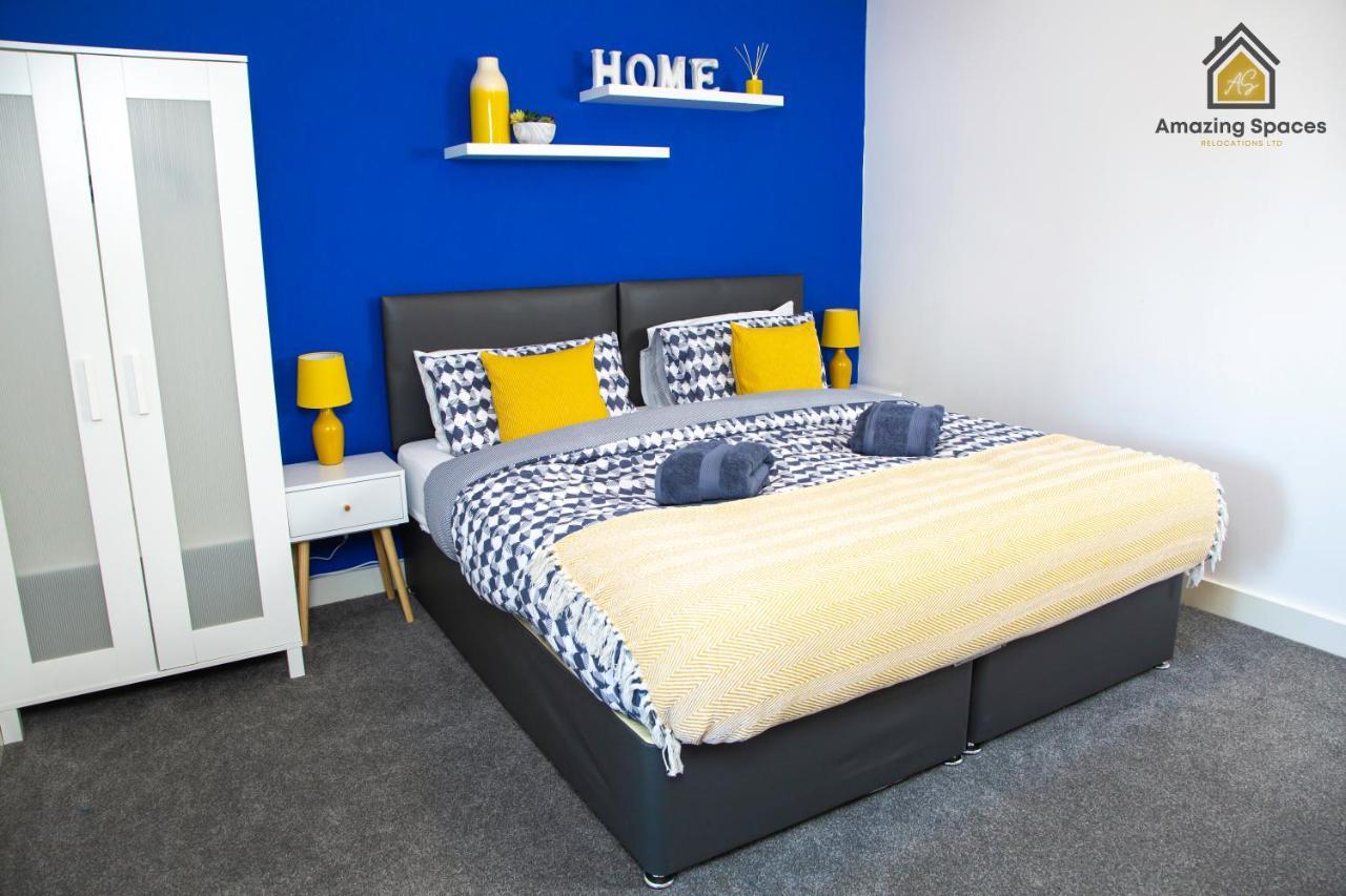 Large Unique 2 Bedroom Duplex Apartment With Private Parking & Free Wifi - Vat Qualifying By Amazing Spaces Relocations Ltd Warrington  Ngoại thất bức ảnh