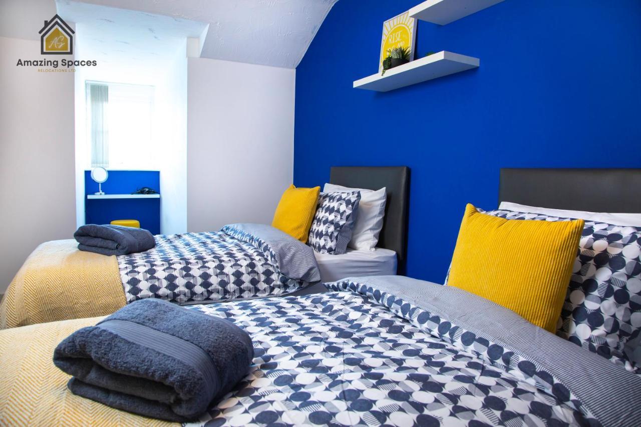 Large Unique 2 Bedroom Duplex Apartment With Private Parking & Free Wifi - Vat Qualifying By Amazing Spaces Relocations Ltd Warrington  Ngoại thất bức ảnh
